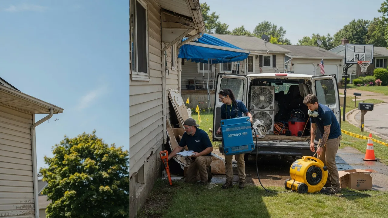 Ceiling Leak Cleanup in Richmond, OH near me