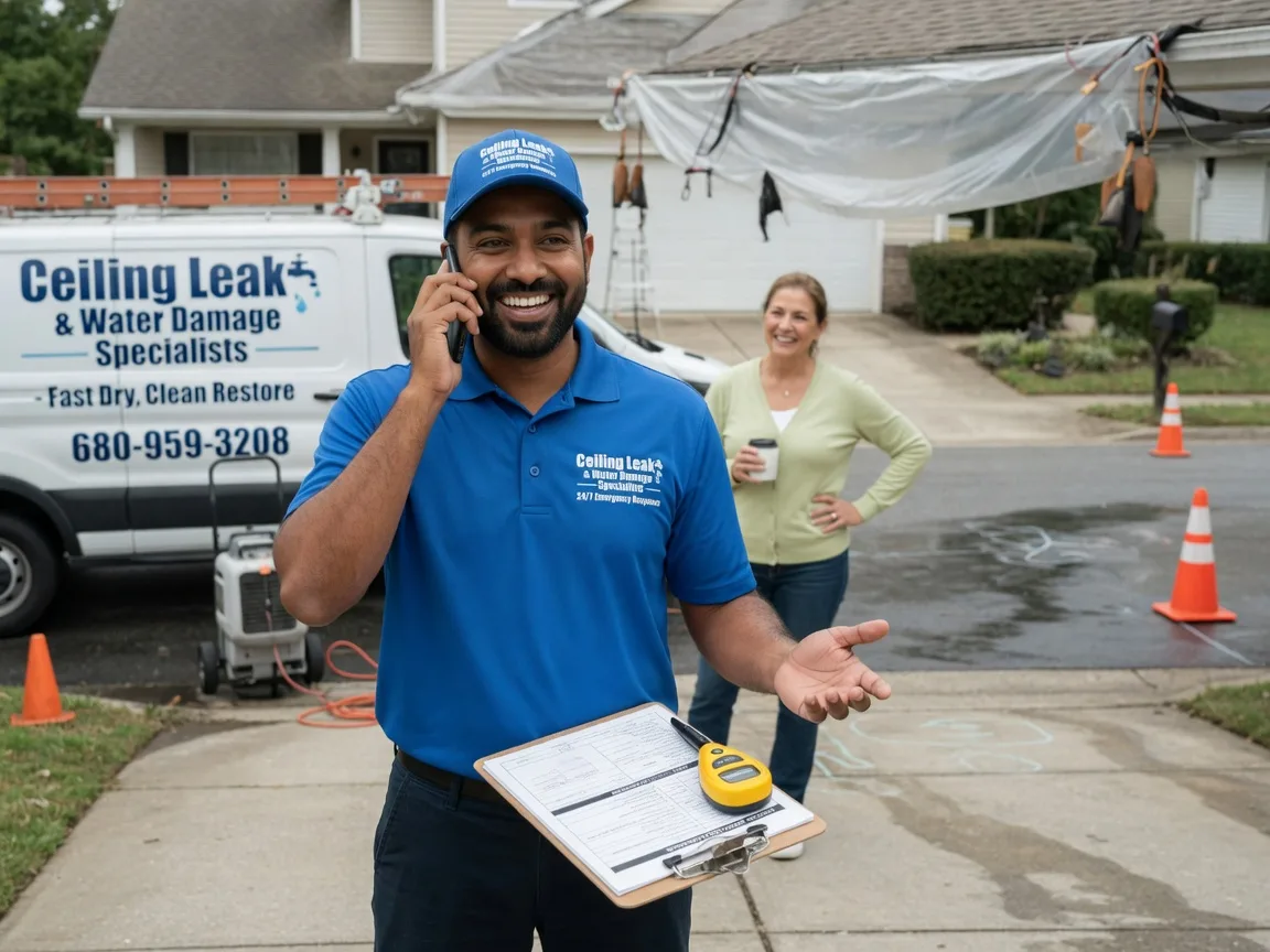 Ceiling Leak Cleanup Richmond, OH FAQs